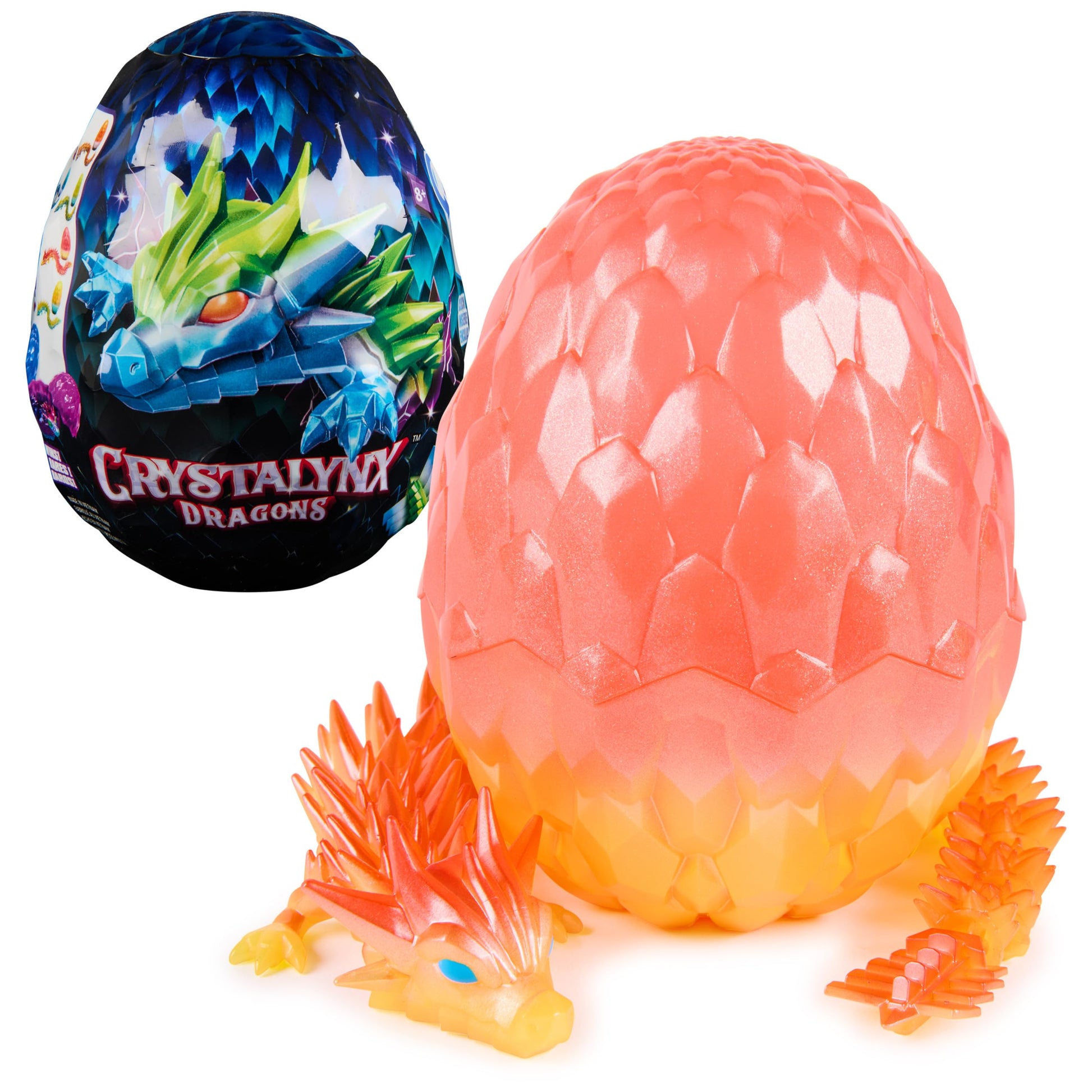 CrystaLynx Dragon 12.5-inch Articulated Figure, Blind Box Toy, Ages 8+