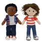 Playtime by Eimmie 14" Soft Baby Doll for Boys (Charlie) - Plush Rag Doll for Toddlers & Infants, Washable Stuffed Toy with Sensory Fabric Body