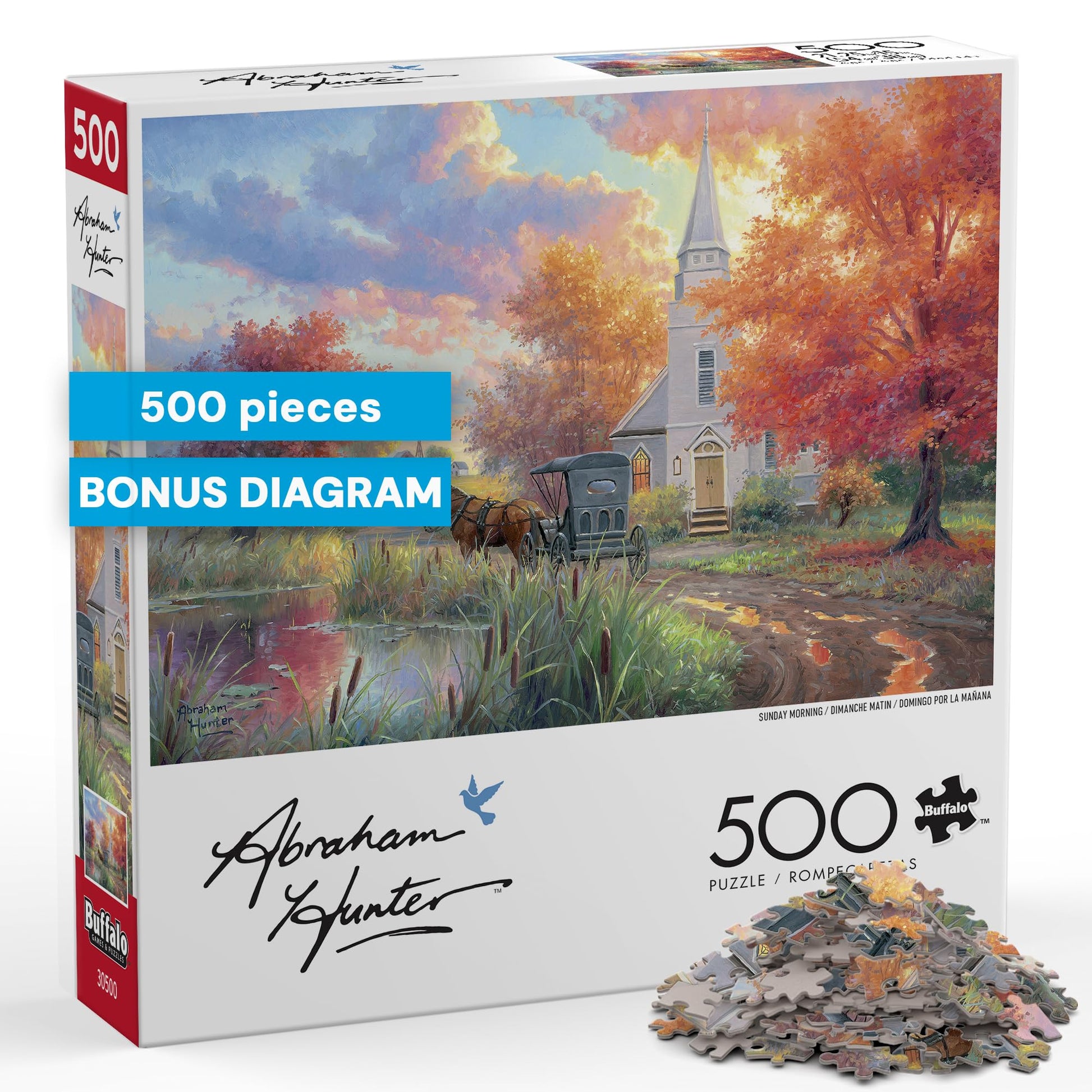 Buffalo Games - Sunday Morning - 500 Piece Jigsaw Puzzle for Adults