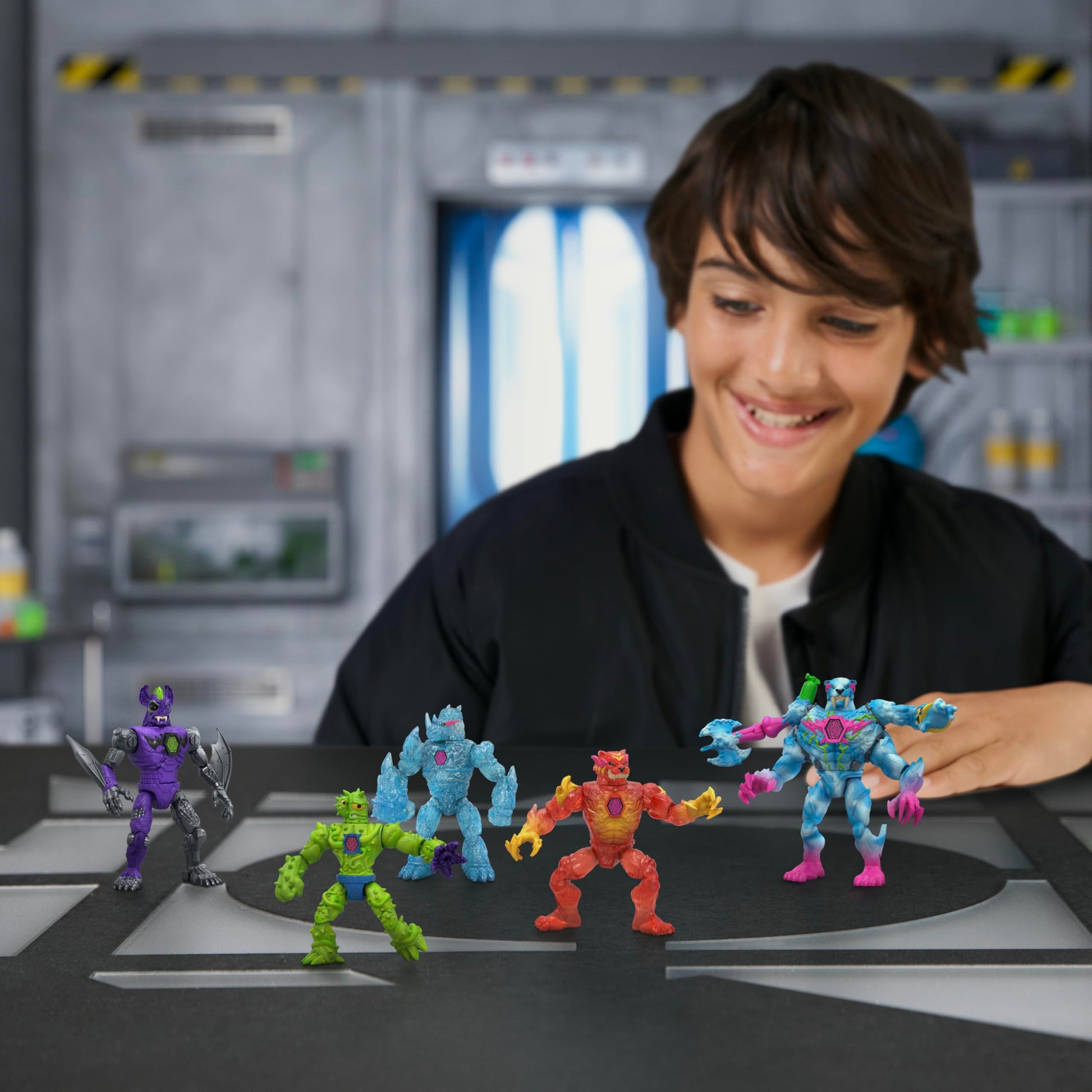 MrBeast Lab Hybrids Mega Pack, 5 Complete Buildable Figures