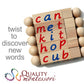 Montessori Silent E Reading Blocks for Preschoolers