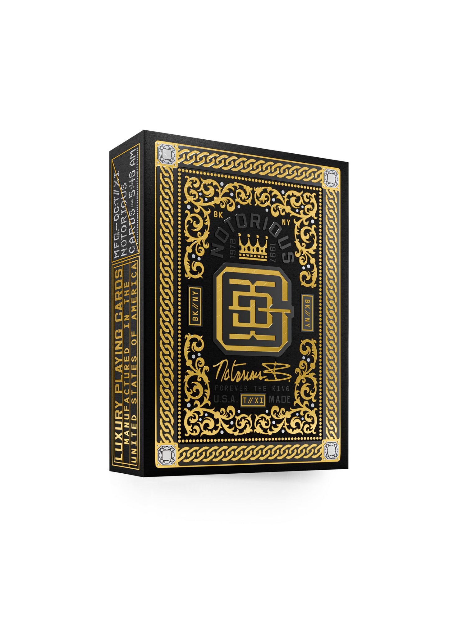 theory11 Notorious B.I.G. Luxury Playing Cards, Poker Size Standard Index, Foil Playing Cards