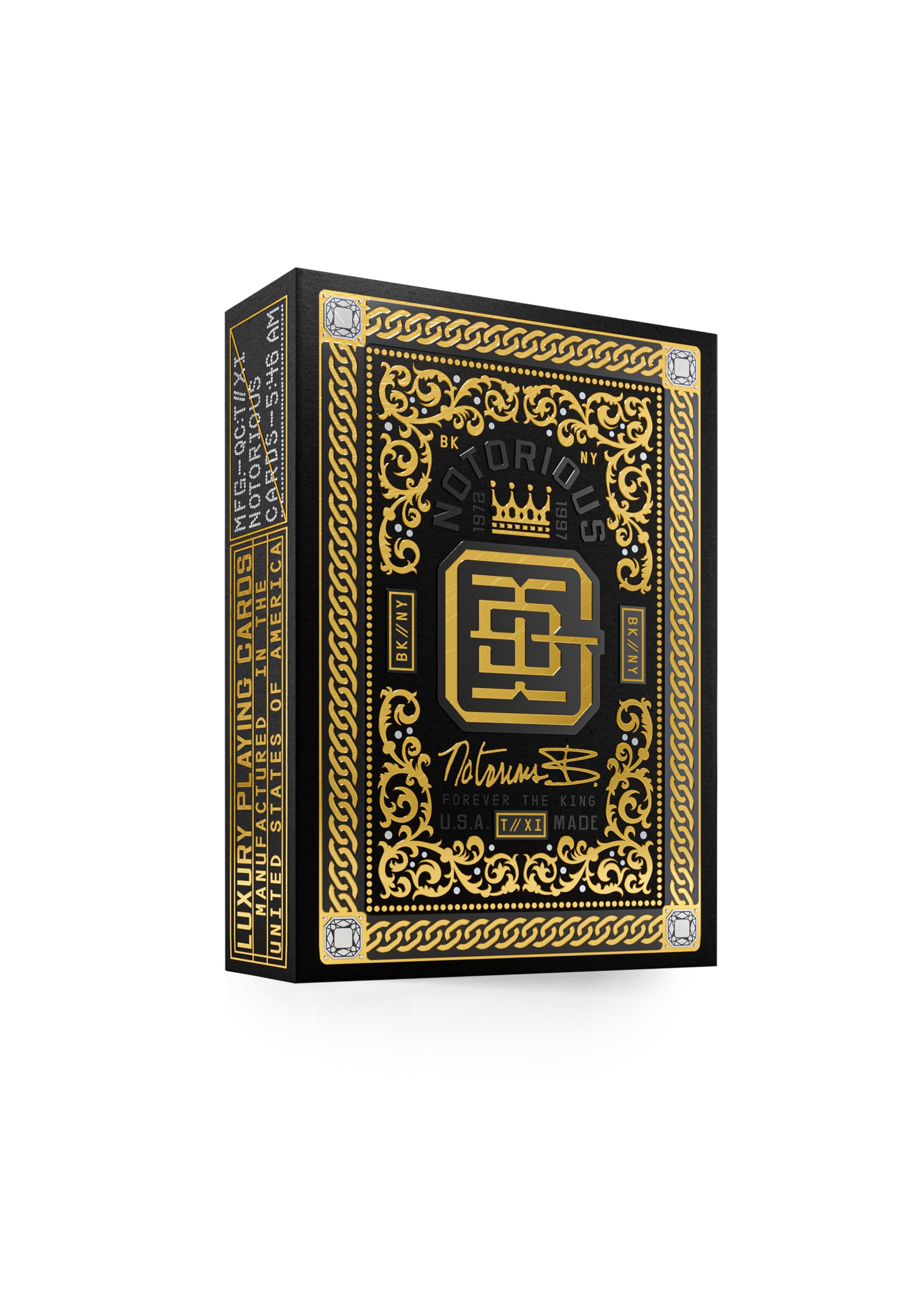 theory11 Notorious B.I.G. Luxury Playing Cards, Poker Size Standard Index, Foil Playing Cards