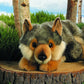 Aurora Miyoni 11.5" Wolf Realistic Stuffed Animal