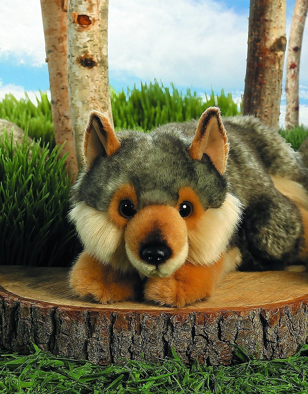 Aurora Miyoni 11.5" Wolf Realistic Stuffed Animal
