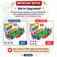 TOYVINIA Mini Foosball Soccer Board Game for Kids Indoor Family Fun Toy