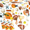 Pymurod Sports Birthday Party Decorations-3pcs Sports Table Cloths Soccer Basketball Table Cover Baseball Football Tablecloth for Boys All Star Sports