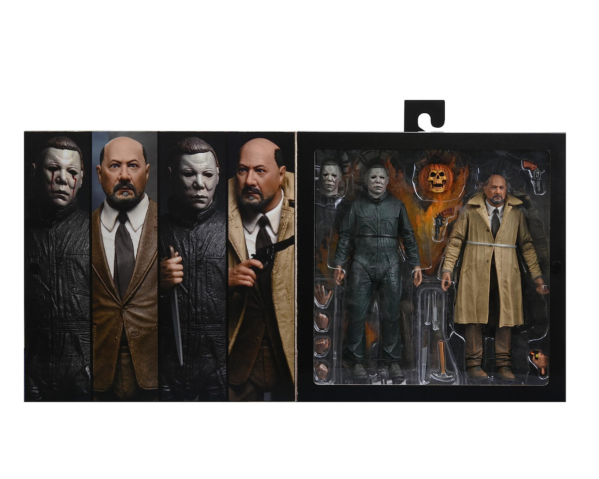 NECA - Halloween 2: Michael Myers & Dr Loomis Action Figure 2-Pack
