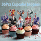 Dargon Cupcake Toppers Dargon Cake Decorations Dragon Birthday Party Decorations with Unique Various Dargon Themed Cupcake Toppers for Dragon Party