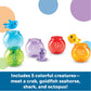 Learning Resources Peekaboo Fishbowl Friends - Counting and Fine Motor Skills, Water and Bathtub Toys, Toddler Games, Preschool Activities, Math