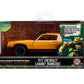 Jada Transformers Rise of The Beast 1:32 1977 Chevy Camaro Bumblebee w/Robot On Chassis Die-Cast Car, Toys for Kids and Adults