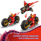 LEGO NINJAGO Ninja Combat Vehicle - 3 in 1 Building Toy - Dragons Rising Play Set for Boys & Girls, Ages 8+ - Model Building Kit for Kids W/6 Ninja