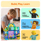 PicassoTiles 8 Piece Magnetic Action Figures Family Character Set Compatible with Magnet Tile Building Blocks STEM Educational Toy for Kids Pretend