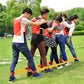 Sonyabecca Cooperative Band Walker 5-Legged Race Band Set Game Teamwork Training for Children Adult