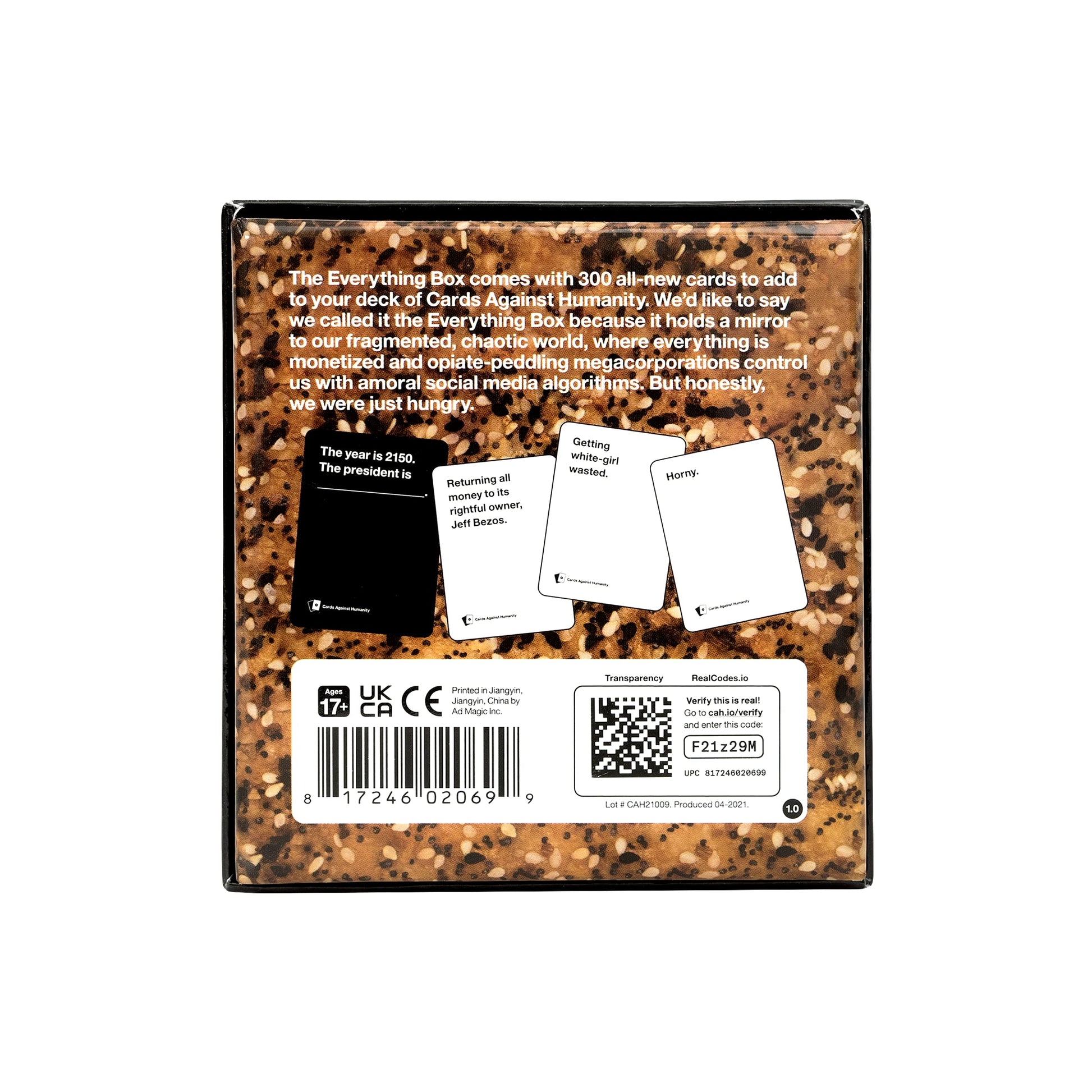 Cards Against Humanity: Everything Box • 300-Card Expansion • Seamlessly Expand Your Deck