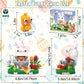 Nubee Easter Bunny Chick Building Sets, Easter Gifts for Kids Teens Adults Women, Cute Rabbit Eggs Easter Basket Stuffers Toy Gift for Boys and Girls