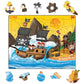 Just Smarty Pirates Puzzle for Boys and Girls, 56 Pieces