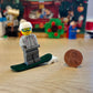 LEGO City Minifigure - Snowboarder (with Goggles and Snowboard)