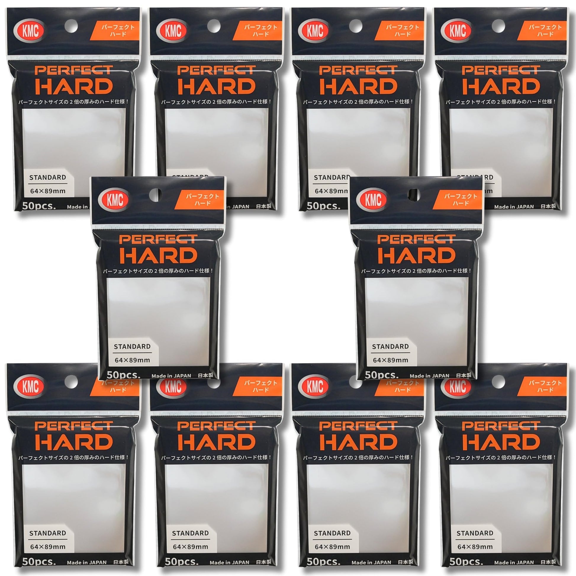 KMC 10 Set Card Barrier Sleeve Perfect Hard from Japan