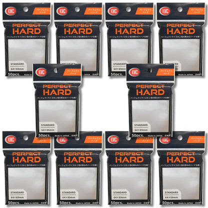 KMC 10 Set Card Barrier Sleeve Perfect Hard from Japan