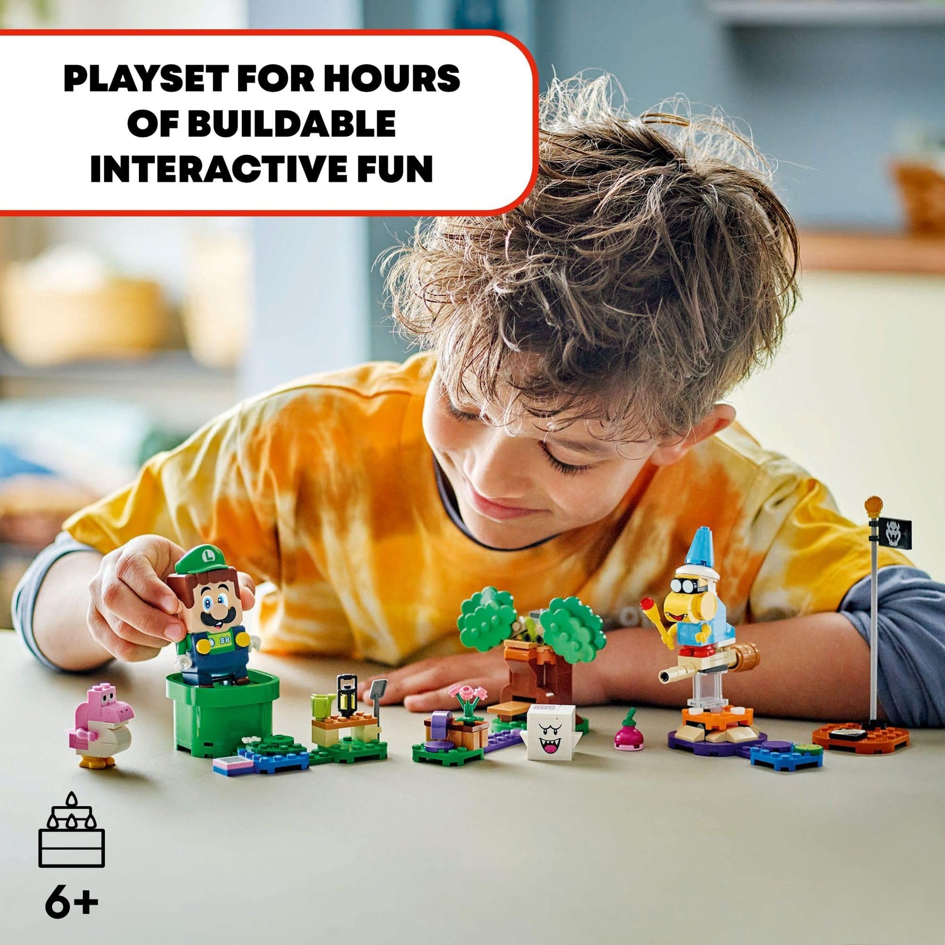 LEGO Super Mario Super Mario Adventures with Interactive Luigi Toy - Building Toys for Kids, Boys & Girls, Ages 6+ - Nintendo Birthday Gift Idea