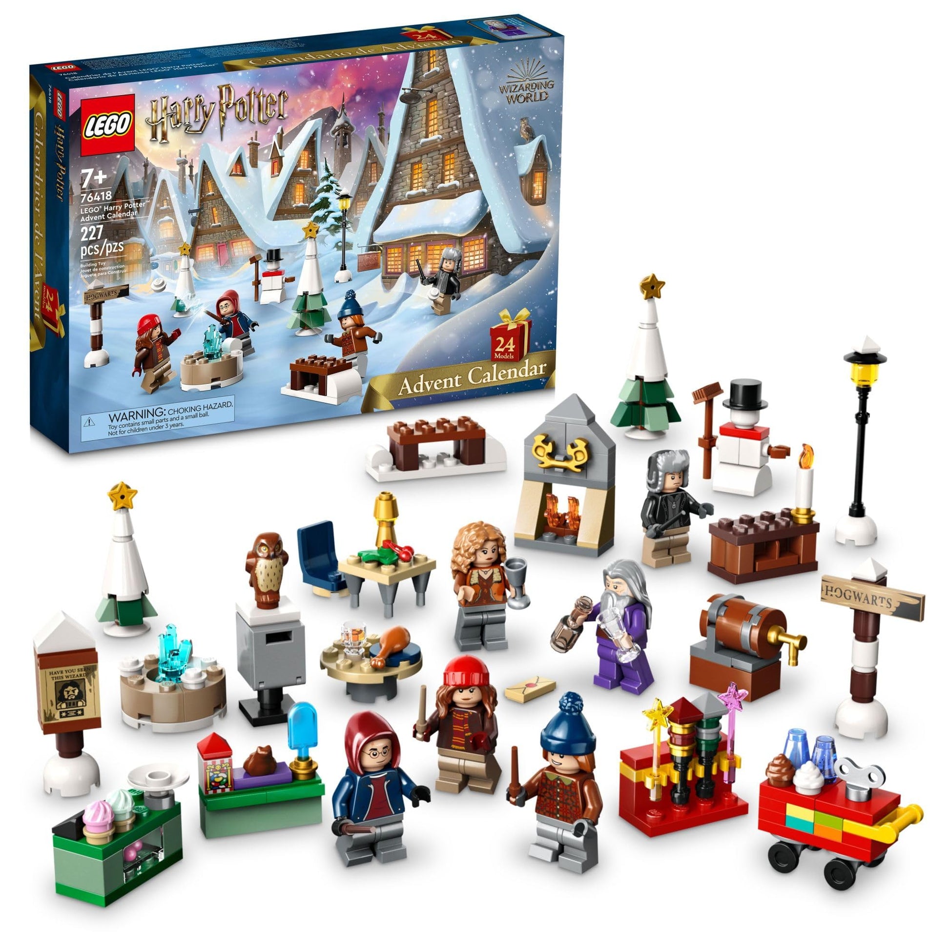 Lego Harry Potter 2023 Advent Calendar 76418 Christmas Countdown Playset with Daily Suprises, Discover New Experiences with This Featuring 18