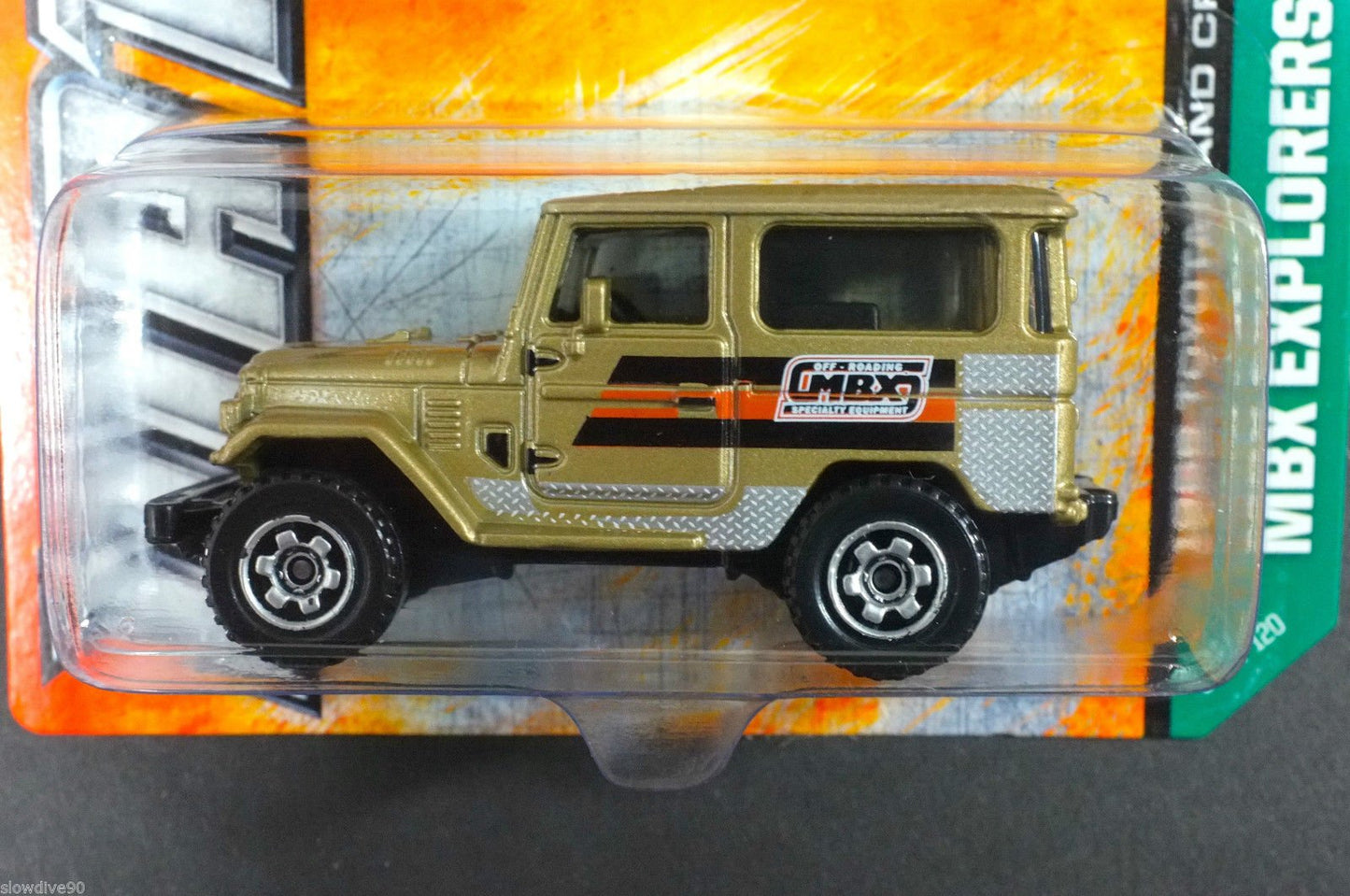 Matchbox 2013 MBX Explorers 1968 Toyota Land Cruiser FJ40 Gold