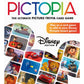 Ravensburger Disney World of Disney Pictopia Card Game - Travel-Sized Trivia Game for Kids and Adults | Educational Fun | Family Bonding Time | Ideal