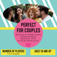 University Games, The Ultimate Couples Quiz, Test Your Compatibility and Love with Fun and Competitive Conversation Cards!