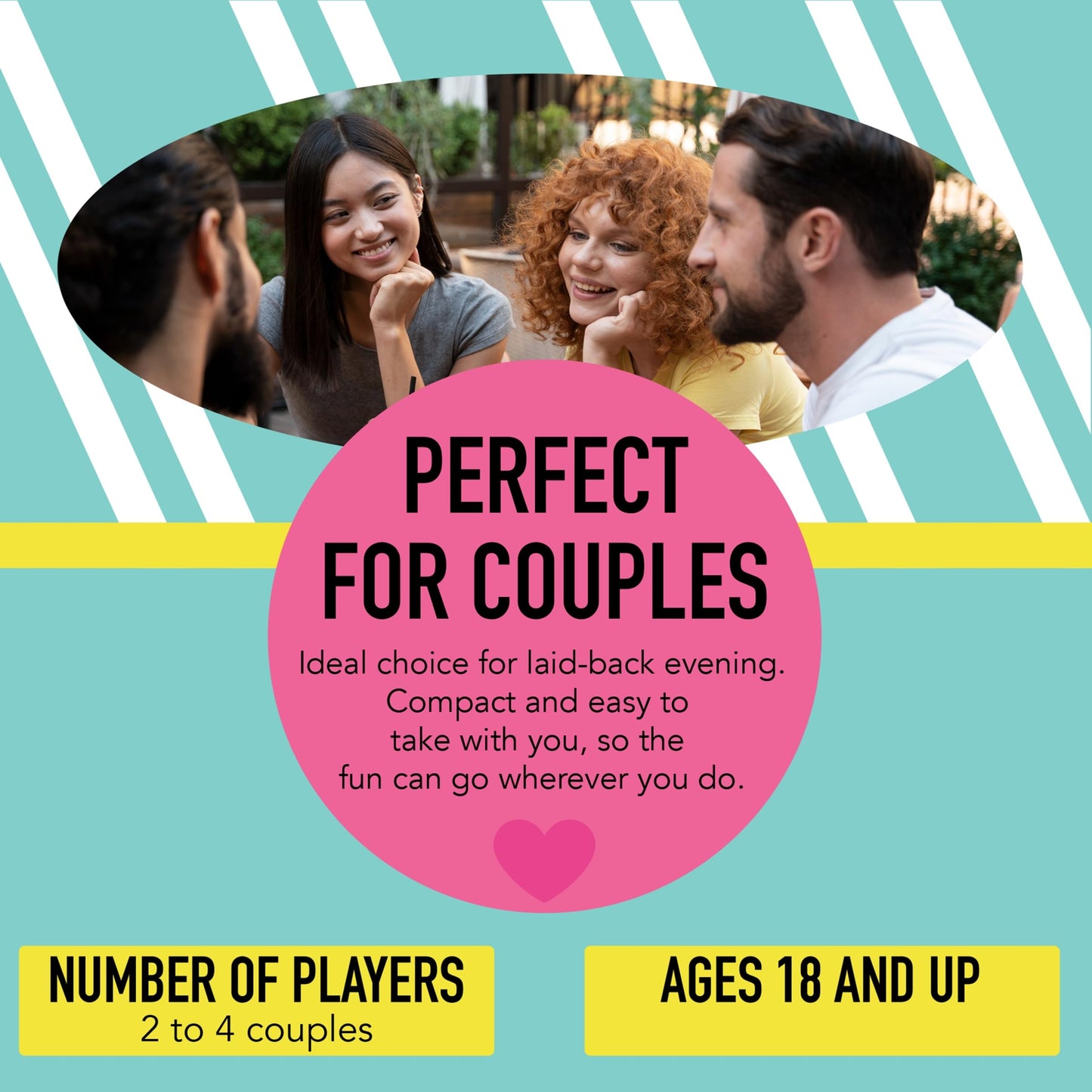 University Games, The Ultimate Couples Quiz, Test Your Compatibility and Love with Fun and Competitive Conversation Cards!