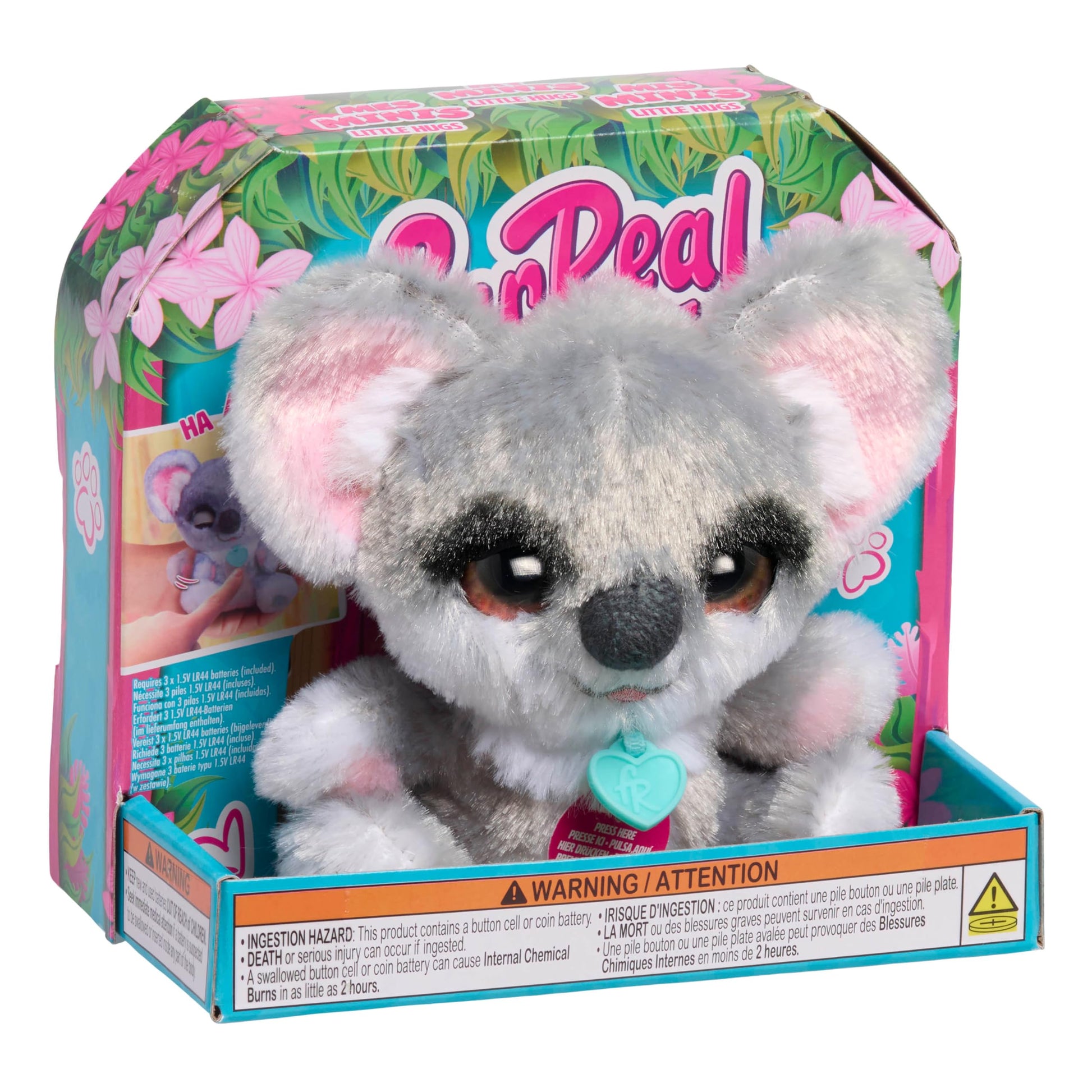 FurReal My Minis Little Hugs Koala, 4.5-inch Interactive Plush, Soft Stuffed Animal, Kids Toys for Ages 4 Up by Just Play