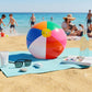 YURTKUMAS 10 Pack 20" Beach Balls - Large Rainbow Beach Ball Inflatable Pool Toys for Party Supplies Decorations, Adults Kids Birthday Luau Summer