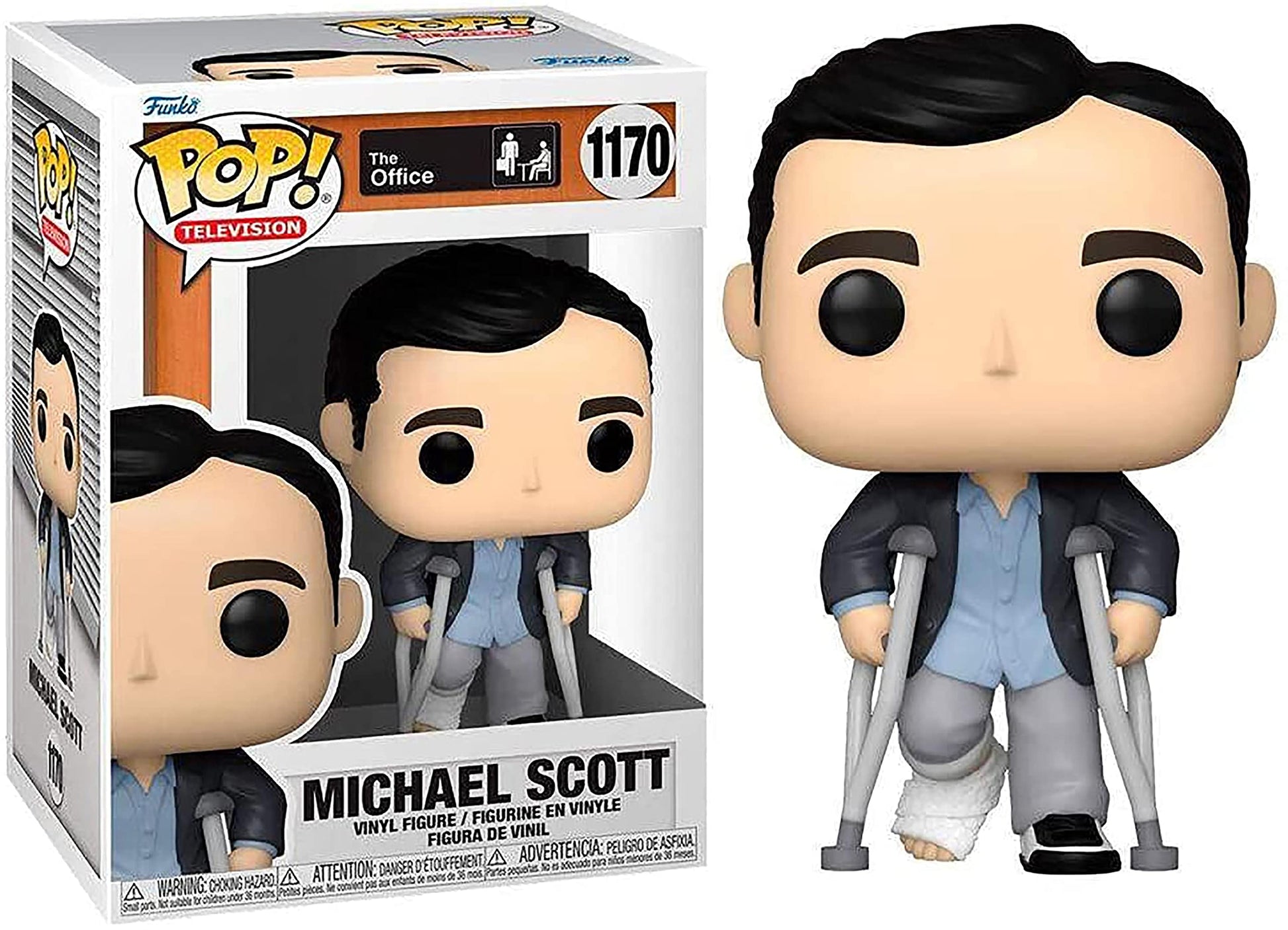 Funko POP! TV: The Office - Michael Scott Standing with Crutches