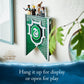 LEGO Harry Potter Slytherin House Banner Building Set 76410 - Hogwarts Castle Common Room Toy or Wall Display, Collectible Harry Potter Gift Idea for