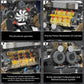 Mould King 10131 W16 Engine Building Blocks Sets, V8 Engine Model kit that Run, Build Your Own STEM Model Engine, 16-Cylinder Car Engine Building