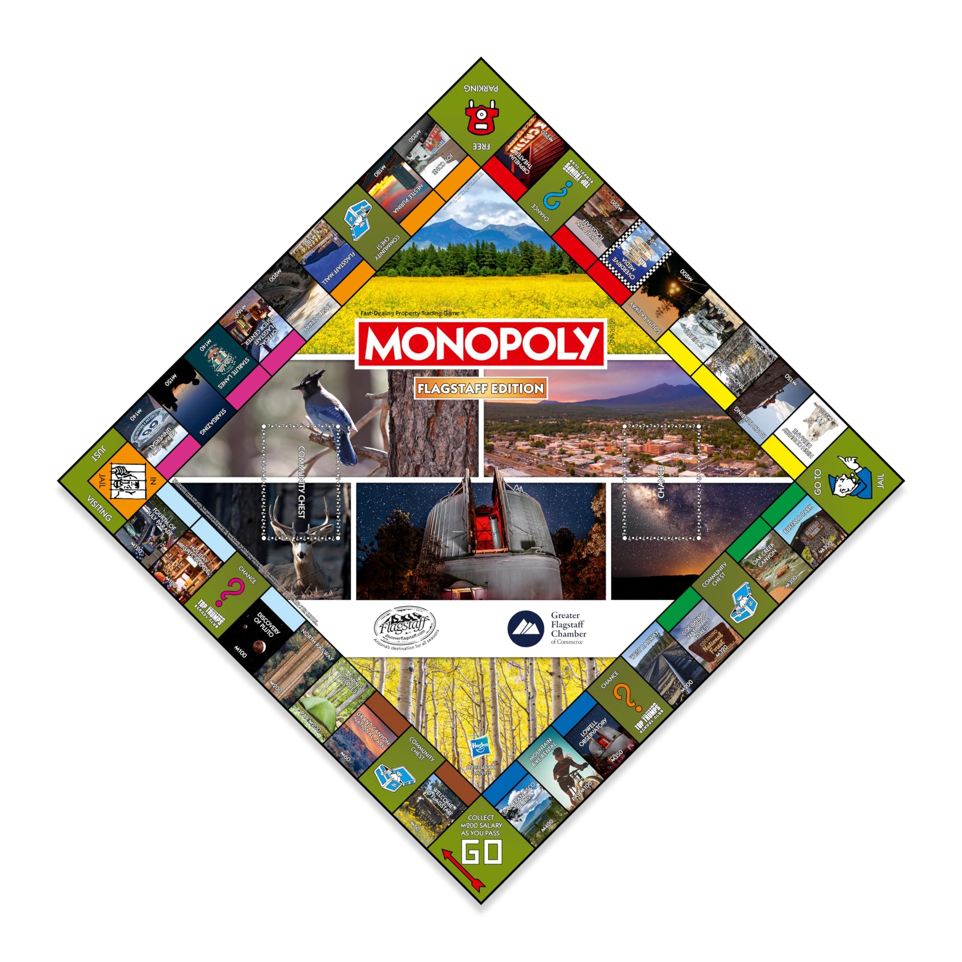 Monopoly Board Game - Flagstaff, AZ Edition: 2-6 Players Family Board Games for Kids and Adults, Board Games for Kids 8 and Up, Great for Game Night