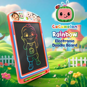 Lollipop - Cocomelon Electronic Drawing Pad for Kids - LED Tablet Doodle Board with Color Stylus - Erasable Writing Doodle Board, Magic Pad Magnetic