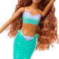 Mattel Disney The Little Mermaid Doll, Ariel, Singing and Fantasy, Singing with Mermaid Tail, Collectable, Children's Toy, from 2 Years, HNK77