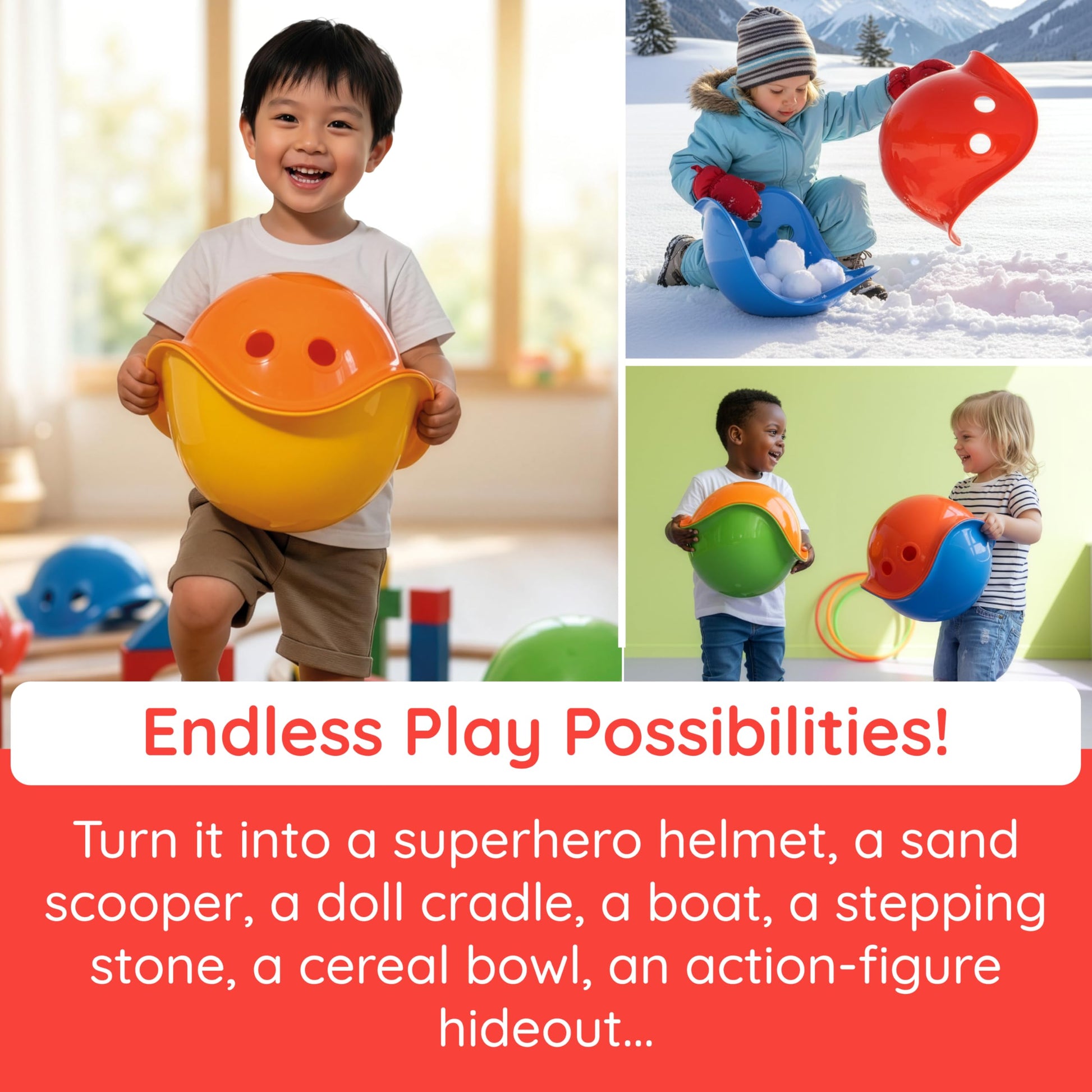 Fat Brain Toys bilibo Midi by MOLUK, Green, Open-Ended Creative Play Toy for Toddlers and Kids Ages 2 and Up