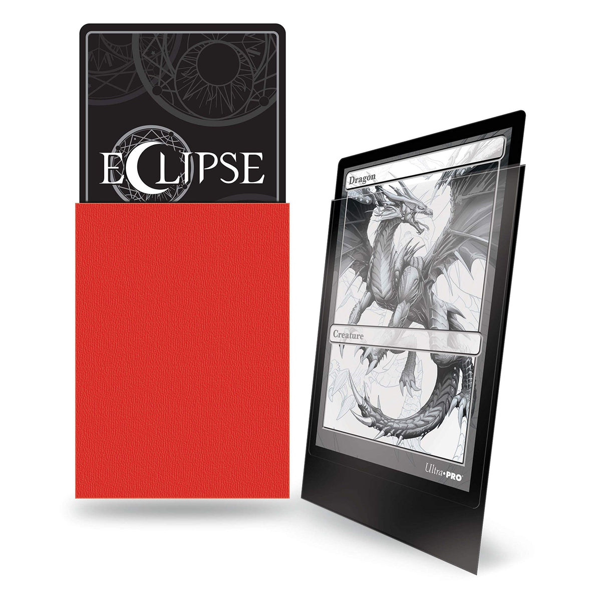 Ultra Pro Eclipse Matte Deck Protector Sleeves - Apple Red, 100 Pack