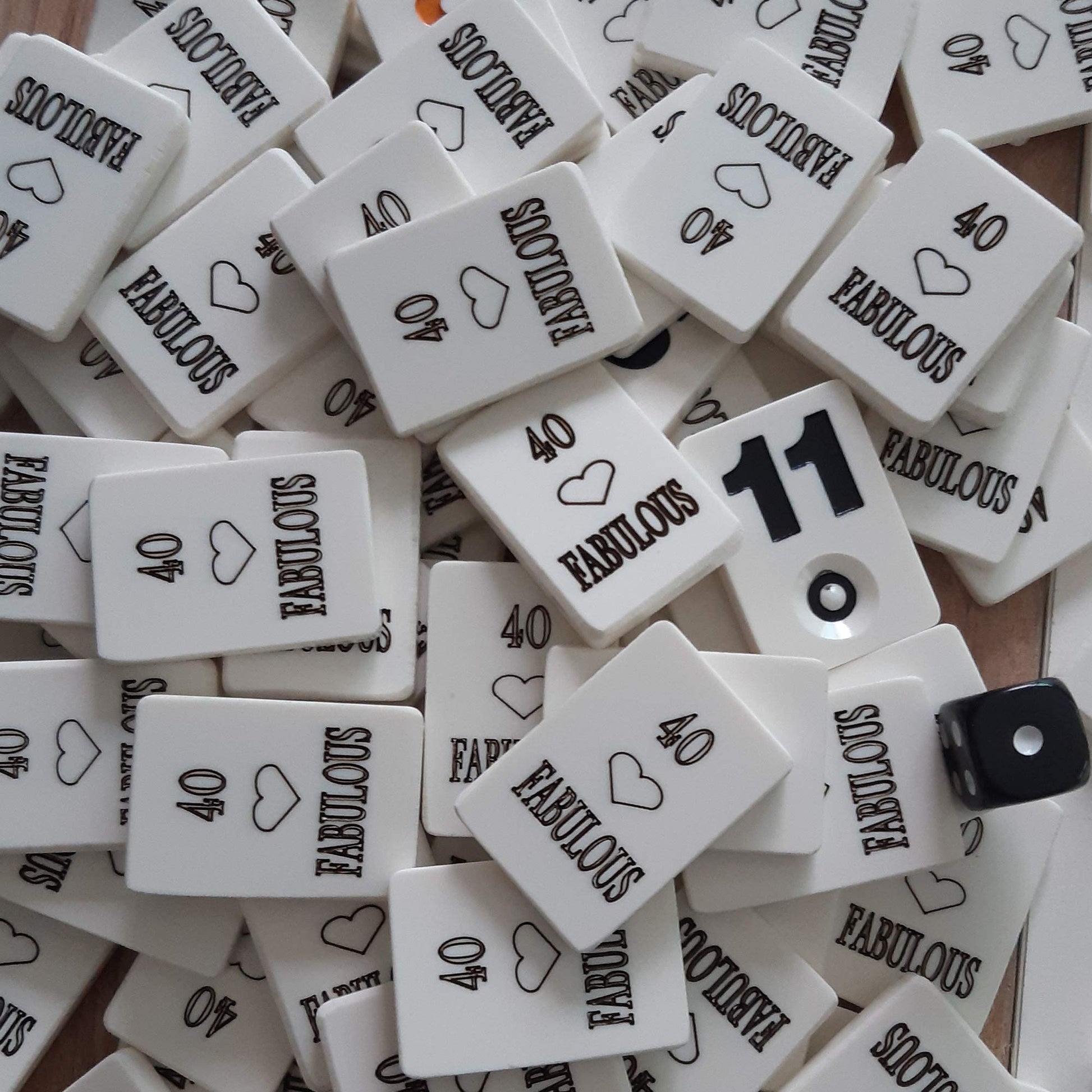 Antochia Crafts Personalized Rummy Tiles - Custom Rummy Game Tiles