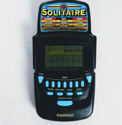 Radica Klondike/Vegas Solitaire Handheld Game Model# 3620 CS5BA