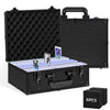 PAPNIX Toploader Storage Box for 3” x 4” 35pt Rigid Cards, Holds 600+ Toploaders or 135+ Magnetic Holders, Sports Card Storage Case Organizer with