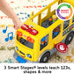Fisher-Price Little People Toddler Toy Big Yellow School Bus & Community Heroes Set, Musical Pull-Along Vehicle & Figures for Kids Ages 1+ Years
