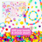 Just My Style Make & Believe Unicorn Pop Beads, 500+ Snap-Together, DIY, Bead Kit for Girls, Jewelry Set, Great Travel & On The Go Activity for Kids