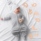 IoF 12 Pcs Teething Toys for Babies, Natural Wooden Teething Rings Baby Teether Chew Toys for Infant Toddler Teethers Crackers Animal Set Pain Relief