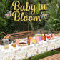 Yavxzvbw 3 Pack Baby in Bloom Table Cloth Baby in Bloom Baby Shower Decorations Wildflower Table Cloth Baby Shower Decorations, 54 × 108 inch