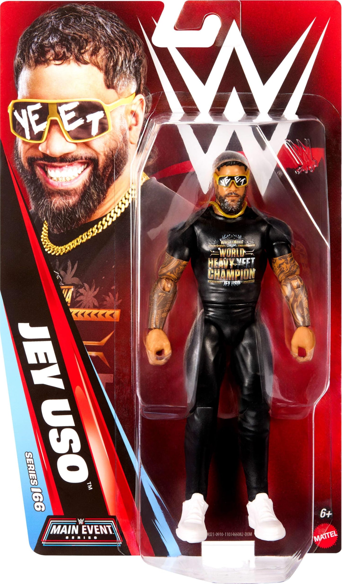 Mattel WWE Jey USO Play & Display Action Figure