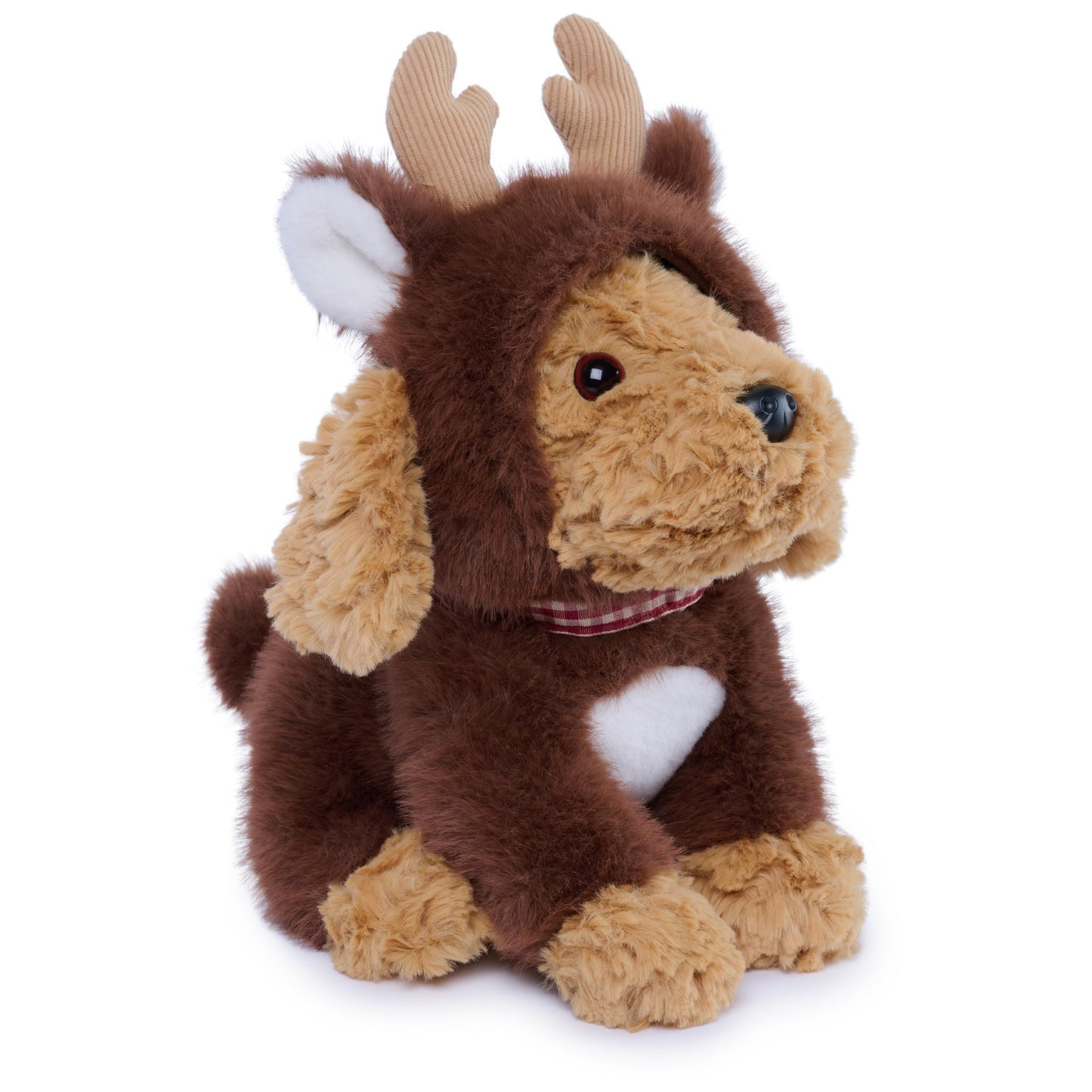 GUND Muttsy Reindeer 10-Inch Puppy Stuffed Animal Plush with Winter Outfit