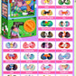 24Pcs Prefilled Easter Eggs Mini Vending Machine Easter Basket Stuffers Fillers Capsule Toy with Dragon Eggs & Articulated Animals, Easter Egg Hunt
